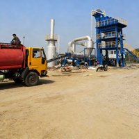 Planta Mezcladora de Asfalto de Alta Eficiencia de 200tph con Motor, Certificación CE ISO, Ahorro de Energía, Suministro Directo de Fábrica y Control PLC