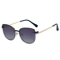 MS 95816 Lunettes de soleil polarisées roses à large monture pour femmes Lunettes à clip de créateur de mode personnalisées pour le style et le confort