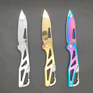 Coltello Tascabile <span class=keywords><strong>in</strong></span> Acciaio per Campeggio, Coltello Pieghevole Tattico di Sopravvivenza - Product Image 6