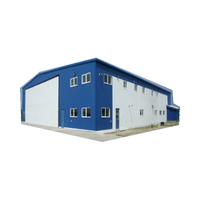 Kits de construction de bâtiments métalliques préfabriqués à deux étages en Chine, structure en acier, entrepôt, construction de hangar industriel
