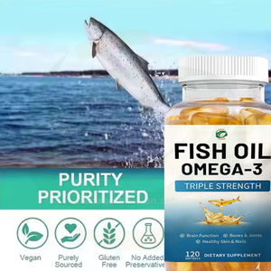 Cápsulas de Aceite de Pescado OEM, Triple Potencia 2600mg EPA, Suplementos para la Salud del Corazón y el Cerebro, 1000mg Omega <span class=keywords><strong>3</strong></span> - Product Image 2