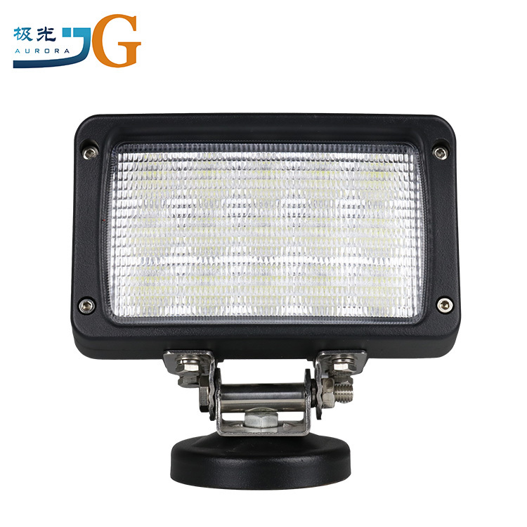 6 Inch Square 3800lm Bright Truck Tractor Light 12V 24V EMC Flood Spot Beam 45W LED Work Light