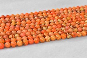 Gema Natural lisa, <span class=keywords><strong>Jaspe</strong></span> Imperial, hilo de sedimentos marinos redondos, cuentas de piedra suelta, fabricación de joyas - Product Image 2