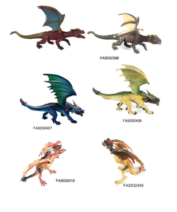 2024 regalo de recuerdo vívido juguete de PVC sólido dragón de plástico - Product Image 2