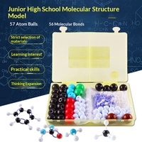Modelo de Estructura Molecular Orgánica Química con Bolas y Barras, Material Didáctico para Estudiantes de Secundaria, Equipo de ADN
