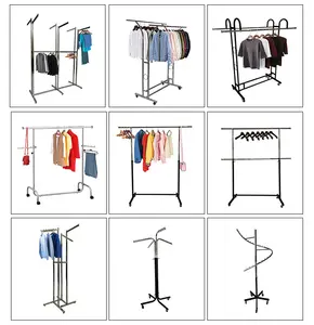 Benutzer definierte Kleidung Display Racks Kleidungs stück Metall Regal Store Kleid Display Ständer für Kleidung Geschäfte
