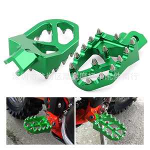Pédales à pointes vertes pour Kawasaki KLX230 KLX150 – Composants de modification pour moto - Product Image 4