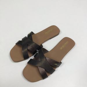 Sandales plates pour femme, de loisirs, de haute qualité, printemps-été, extérieur, bout ouvert, dessus en PU, légères, résistantes à l'usure, styles magnifiques - Product Image 3