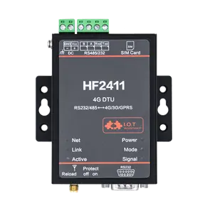 HF2411 4G DTULTEモジュール双方向透過伝送485/232ワイヤレスデータ伝送機器HF2411DTU