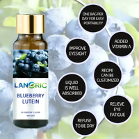 Extrait de Myrtille Lutéine Zéaxanthine Éster Rétinol Protection des Yeux Boisson Complément Alimentaire Vitamine Gouttes Oculaires Liquides à la Myrtille