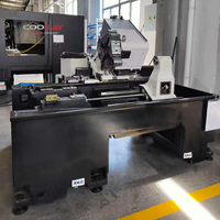 Tour à métaux horizontal CNC COORAY CRL200TL Mazak Design, à double broche, à tourelle statique, à banc incliné, avec contrepoids, FANUC