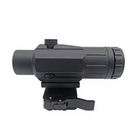 High Quality SCGX 3x21 Magnifier Optics Aluminum Black Compact Red Dot Sight 69mm Eye Relief 21mm Objective Hunting Accessories