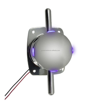 Nouveaux accessoires marins en acier inoxydable 316, finition argentée haute brillance, bitts d'amarrage pour bateau, bollard de quai avec lumière LED