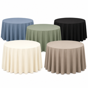 Custom Color Scuba Fabric Tablecloth Solid Color <b>Table</b> Cloth For Wedding Event Banquet Decoration Wholesale Supply Bulk - Product Image 1