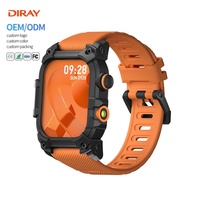 Reloj Inteligente para Hombre con Linterna LED, Pantalla HD de 2.01'', BT 5.1, Llamadas, Resistente al Agua IP68, +100 Deportes, Frecuencia Cardíaca, SpO2, Realtek Fitness