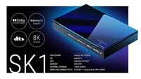 Boîtier TV intelligent SK1 8K, lecteur multimédia Amlogic S928X-K, 4 Go 128 Go, WiFi 6, BT5.2, OS 11, décodeur de streaming Ultra HD