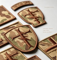 Patch brodé camouflage personnalisé, patch tactique moral, patch brodé à scratch pour veste, sac à dos, chapeau