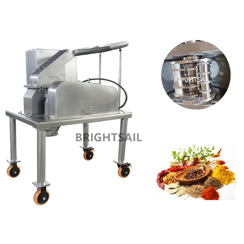 Hạt tiêu đen Paprika Chili Hammer Mill Masala cà ri làm bột Mài máy