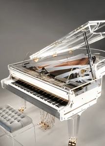 Fashion Concert Hall Hotel Piano Acrílico transparente Piano <span class=keywords><strong>de</strong></span> cola 88 teclas Piano <span class=keywords><strong>de</strong></span> cristal - Product Image 4