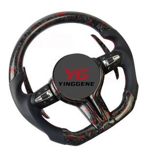 Volante de Fibra de Carbono Forjado Directo de Fábrica para <span class=keywords><strong>BMW</strong></span> M3 M4 <span class=keywords><strong>M5</strong></span> E90 E91 F10 F20 F30 F32 F36 <span class=keywords><strong>F60</strong></span> F15 F16 F80 F82 X5 X6 - Product Image 5