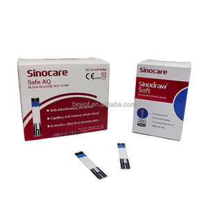 Tira Reactiva para <span class=keywords><strong>Medidor</strong></span> <span class=keywords><strong>de</strong></span> <span class=keywords><strong>Glucosa</strong></span> <span class=keywords><strong>Sinocare</strong></span> Safe AQ Smart - Product Image 5