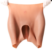 Coussinets rehausseurs de fesses et de hanches en silicone 100% doux, pour un volume et une fermeté importants, avec broderie 3D, culotte en silicone à maintien moyen, effet fesses artificielles