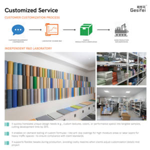 <span class=keywords><strong>Sol</strong></span> composite écologique imperméable en stock, soldes de liquidation pour les bureaux commerciaux et les écoles - Product Image 5