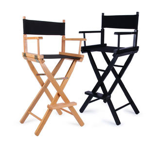 Venta al por mayor personalizado OK muestra dormitorio exterior plegable Metal barato playa Kamp Sandalyesi Director silla hecha de madera - Product Image 1