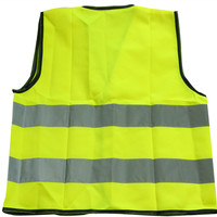 Gilet réfléchissant haute visibilité avec logo personnalisable pour les uniformes d'arpenteur et de sécurité pour enfants