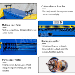 Lansing dây vũ nữ Thoát y công cụ tự động đa mục đích dây vũ nữ Thoát y Cáp Tước Máy tái chế cáp đồng vũ nữ Thoát Y - Product Image 6