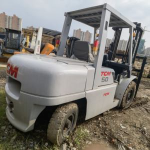 Chariot élévateur d'occasion JAPAN TCM FD50T9 5 tonnes, chariot élévateur d'occasion tcm Fd50t9 pour entrepôt à Shanghai - Product Image 3
