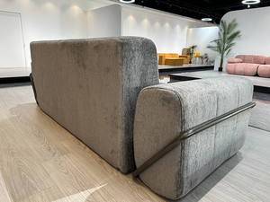Canapé modulaire en polaire bleu marine à extension rapide pour entrée étroite, idéal pour les locataires de lofts, écologique, MOQ 1 pièce - Product Image 4