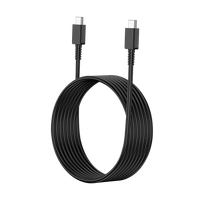 Câble de Recharge Rapide USB-C vers USB-C 45W en TPE avec Conducteur en Cuivre Pur, Longueurs 1M/1.5M/2M pour Téléphones Portables