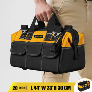 Túi đựng dụng cụ sửa chữa vải bạt điện đa năng, chắc chắn và bền, túi đựng dụng cụ cầm tay di động - Product Image 4