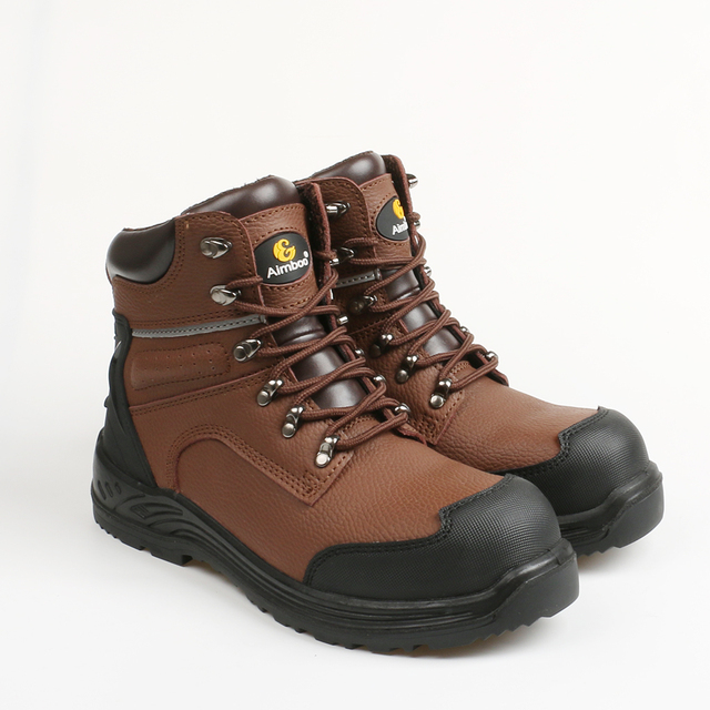 New Arrival Breathable Waterproof Steel Toe Work Boots Heavy Duty Industrial Safety Shoes