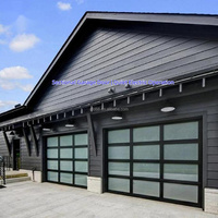 Porte de garage sectionnelle en aluminium et verre Avata GD007, prix usine, ouverture latérale électrique, antivol, support technique en ligne, B2B
