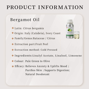 Olio Essenziale di Bergamotto 100% Puro e Naturale all'Ingrosso per Idratazione della Pelle, Aromaterapia, Diffusori, Candele e Produzione di Saponi - Product Image 2
