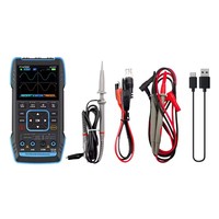 Multimètre numérique FNIRSI 2C23T Oscilloscope portable 10MHZ*2 + Générateur de signaux de fonction 9999 Comptes Testeur professionnel intelligent