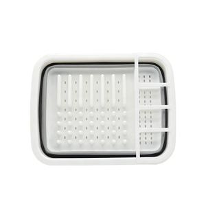 Porte-couverts pliable <span class=keywords><strong>pour</strong></span> bateau de <span class=keywords><strong>caravane</strong></span> Support de séchage de vaisselle en silicone et en plastique de cuisine domestique de qualité - Product Image 2