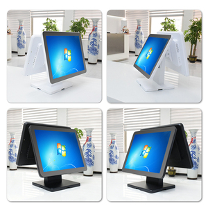Moniteur tactile double écran 2026 au meilleur prix, compatible Windows 10/11, prêt pour TPV, affichage <span class=keywords><strong>de</strong></span> <span class=keywords><strong>caisse</strong></span> enregistreuse, prend en charge les processeurs J4125/J6412/I3/I5 et l'hôte externe - Product Image 2