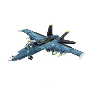 F16 Flugzeug blöcke Hochwertige Flugzeugs erie Ziegel Block Kinder Kreative Bausteine Spielzeug
