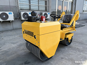 3 Ton Ride-On Double Drum Vibratory <span class=keywords><strong>Roller</strong></span> - Mini <span class=keywords><strong>Road</strong></span> <span class=keywords><strong>Roller</strong></span> Bermesin Diesel Hidrolik untuk Pemadatan Aspal - Product Image 6