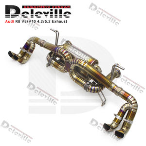 Silenciador de tubo de escape trasero automático para <span class=keywords><strong>Audi</strong></span> <span class=keywords><strong>R8</strong></span> V10 5.2L 2017-2019 válvula de escape Catback <span class=keywords><strong>RC</strong></span> silenciador de aleación de titanio Escape - Product Image 2