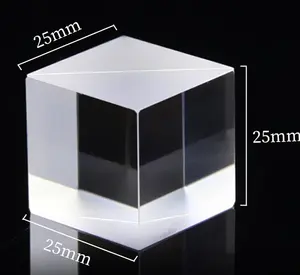 Prisma divisor de haz de cubo de vidrio óptico K9 de alta calidad al por mayor
