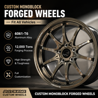 Jantes forgées sur mesure GW 1-PC 17 18 19 20" 5x114.3 5x112 5x120 Bronze Deep Dish 6 branches 6061-T6 pour GR Supra Nissan GTR BMW M3