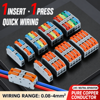 Konektor Kabel Nilon Tahan Api Seri FUSHDE R2601-1P IP66 250V 32A Blok Terminal Inline Kontak Tembaga Murni Kuningan