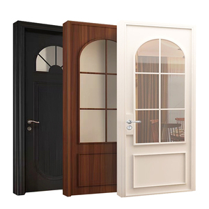Diseño francés compuesto de madera automático abierto estilo plegable Push Pull puerta interior-exterior Hotel apartamentos para baño Villa - Product Image 2