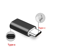 Adaptateur USB C mâle vers Lightning femelle YC-FD05-10 en ABS noir/gris, prend en charge la charge et le transfert de données, accessoires mobiles