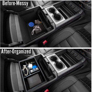 Reposabrazos <span class=keywords><strong>de</strong></span> almacenamiento secundario paleta caja coche centro <span class=keywords><strong>de</strong></span> la consola organizador para 14-18 Chevy - Product Image 5