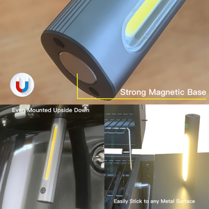 Lampe de gril magnétique pour barbecue extérieur, lampe de gril LED COB rechargeable, rotative et étanche à 360 ° pour plaque chauffante Blackstone - Product Image 3